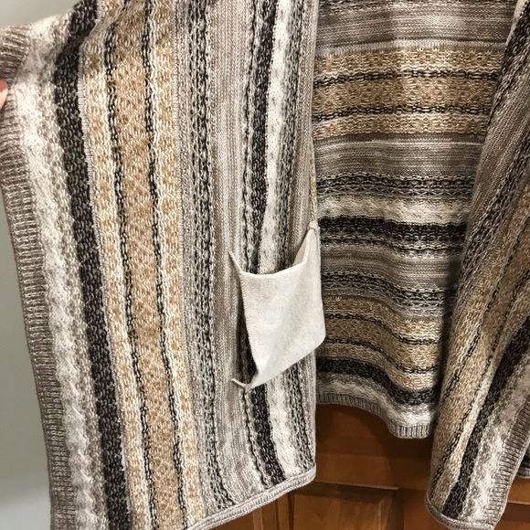 J. Jill Nordic Knit Open Front Draped Cardigan - Picture 6 of 10